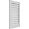 Ekena Millwork Vertical Surface Mount PVC Gable Vent: Functional, w/ 3-1/2"W x 1"P Standard Frame, 24"W x 38"H GVPVE24X3801SF - alternate 3